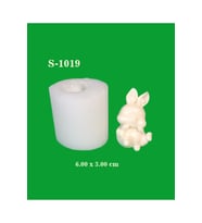 Çantalı Tavşan Silikon Kalıp (S1019)