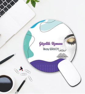 Kişiye Özel Güzellik Uzmanı Tasarımlı Mouse Pad 050