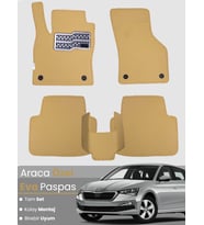 SKODA SCALA (2019-2025) Uyumlu EVA Paspas Tam Set–Oto Paspas,Araca Özel,Kolay Montaj