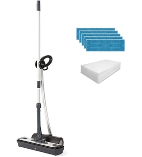 Polti Moppy Black Premium Kablosuz Buharlı Temizleyici Teşhir