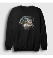 Presmono Unisex Siyah Dystopia Iced Earth Sweatshirt