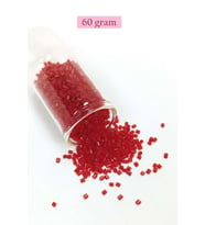 Kesme Cam Boncuk 2mm - 60 Gram - Bordo - BNC389