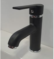 KERASUS RUBY SERİSİ - MİX LAVABO BATARYASI MAT SİYAH 35Ø