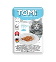 Tomi Kedi Kısırlaştırılmış Somon Ve Yumurta Tahılsız Pouch Mama 85gr