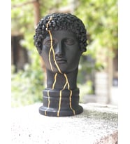 Hermes 'Gold Streak' Dekoratif Heykel, Pop Art Roma Yunan Heykelleri