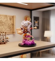 One Piece Luffy Gear 5 Figürü – 15 cm Dekoratif Anime Koleksiyon Biblosu