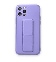 Apple İphone 12 Pro Kılıf Coco Deri Standlı Kapak - Koyu Lila