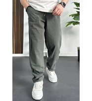 Erkek Baggy Kalıp Pantolon Yeşil Edw130