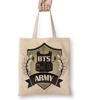 Bts Army Logo Bez Çanta Uzun Saplı