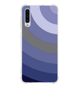 Samsung Galaxy A30s Köşe Korumalı Antişok Kapak Renk Cümbüşü Tasarımlı Silikon Kılıf (Şeffaf)