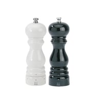Peugeot Paris Karabiber Ve Tuz Değirmen Seti 18 cm Siyah Beyaz (Siyah - Beyaz)