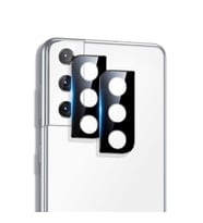 Samsung Galaxy S21 Uyumlu Zore 3D Kamera Camı (Siyah)