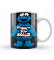 Monster  Cookies Cookie Kurabiye Canavarı Kupa Bardak Porselen