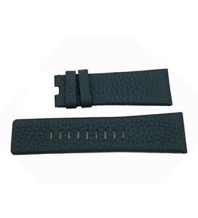 Dizel uyumlu El Yapımı hakiki  Deri Saat Kordonu 26mm   yeşil