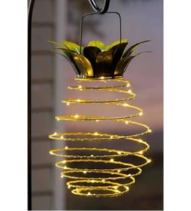 Dekoratif Güneş Enerjili Solar Ananas Led Işık Güneş Enerjili Bahçe Aydınlatma Süs