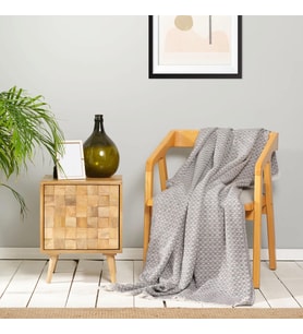 Karaca Home Bety Throw TV Dizüstü Battaniye 130 x 170 (Antrasit)