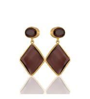 Kadir Jewellery 22 Ayar Altın Kaplama Kadın Sallantılı Küpe -El İşçiliği Ve Hipoalerjenik Küpe