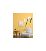 DUVAR ÇIKARTMA STICKER DEKORATİF DUVAR KAĞIDI,SÜS  İKİ ADET ÇİÇEKLİ  PVC 70X50X0,5CM