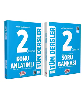 Editör Yayınları 2.Sınıf VİP Tüm Dersler Konu ve Soru Seti 2 Kitap