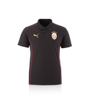 Galatasaray Orijinal Lisanslı Polo Yaka Siyah Antrenman T-Shirt