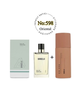 598 Unisex Parfüm Edp 50 ml + No: 598 Unisex Deodorant 150 ml  - Mnms598deo