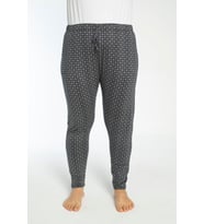 Büyük Beden Cepli Viskon Yazlık Kadın Pijama Altı Tek Alt y16 (Siyah)