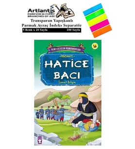 Hatice Bacı İsmail Bilgin 89 Sayfa Karton Kapak 1 Adet Fosforlu Transparan Kitap Ayraç 1 Paket (Siyah)