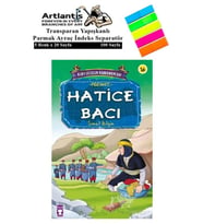 Hatice Bacı İsmail Bilgin 89 Sayfa Karton Kapak 1 Adet Fosforlu Transparan Kitap Ayraç 1 Paket (Siyah)