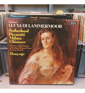 Donizetti*-Sutherland*,Pavarotti*,Milnes*,Ghiaurov*,Bonynge*,Chorus*And Orchestra Of The Royal Opera House,Covent Garden–Lucia Di Lammermoor 3xlp (Çok Renkli)
