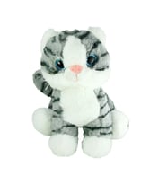 Sevimli Peluş Kedi Uyku Arkadaşı Hediyelik 30 cm (Çok Renkli)
