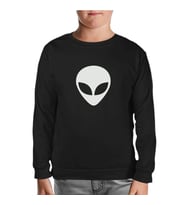 Alien Siyah Çocuk Sweatshirt