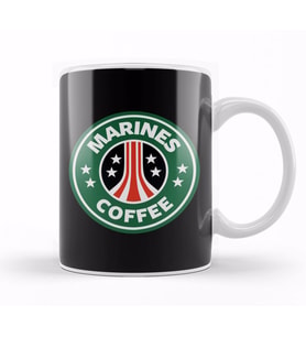 Aliens Marines Coffee Kupa Bardak Porselen