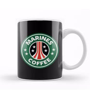Aliens Marines Coffee Kupa Bardak Porselen