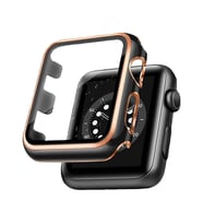 BİNANO APPLE WATCH 45MM STAR KASA VE EKRAN KORUYUCU ROSE GOLD
