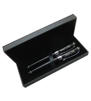 Signator® M480 Siyah Krom Kalem Seti - Roller Kalem + Tükenmez Kalem  İsme Özel Kalem  Hediyelik Kalem (Karışık)