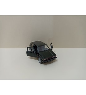 Volkswagen GOLF MK1 Metal Model Oyuncak Araba 12 Cm ( ÖZEL PLAKALI ) (Siyah)