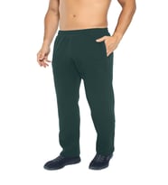 Crozwise 2232 Double Face Düz Kalın Kumaş Günlük Erkek Spor Pantolon (Açık Haki)