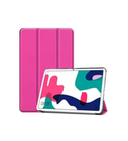 Huawei MatePad 10.4 Uyumlu Zore Smart Cover Standlı 1-1 Kılıf (Pembe)