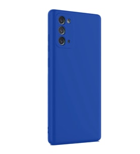 Samsung Galaxy Note 20 Kılıf First Silikon - Mavi