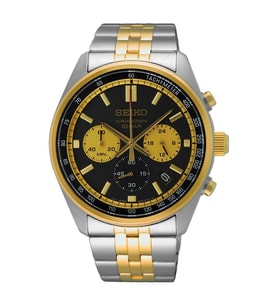 Seiko SSB430P1 Quartz Kronograflı Çelik Altın/Gri Siyah Kadran 42 mm Erkek Kol Saati