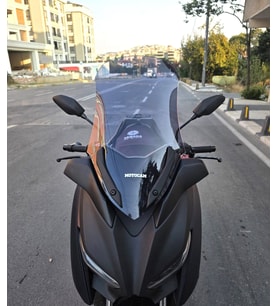 MOTOCAM Yamaha Xmax Ön Cam 2018-2022 Model 65cm Füme Renkli 4mm