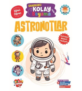 Etkinlikli Kolay Boyama -Astronotlar