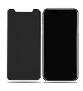 Uyumlu Model Apple iPhone XS Max 6.5 ????????????Hayalet Rika Privacy Temperli Cam Ekran Koru (Siyah)