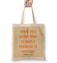 Friendship Quotes Gift Robert E Bez Çanta Uzun Saplı