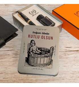Kişiye Özel Metal Kutulu Şık Dolma Kalem Seti – Doğum Günü Hediyesi
