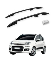 Turtle Fiat Panda (319) 2012-2021 Tavan Çıtası Crown Siyah