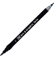 Zig Art & Graphic Twin Marker Çizim Kalemi 83 Dove Grey 