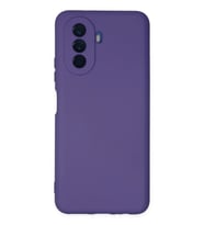 Pilelistore   Huawei Nova Y70 Kılıf Nano içi Kadife Silikon - Mor