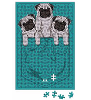 Cepte Pug Puzzle 240 Parça Yapboz