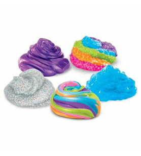 Cra-Z-Art Cra-Z-Slimy Slime Tasarım Seti - 12'li Paket ve Dekoratif Aksesuarlı